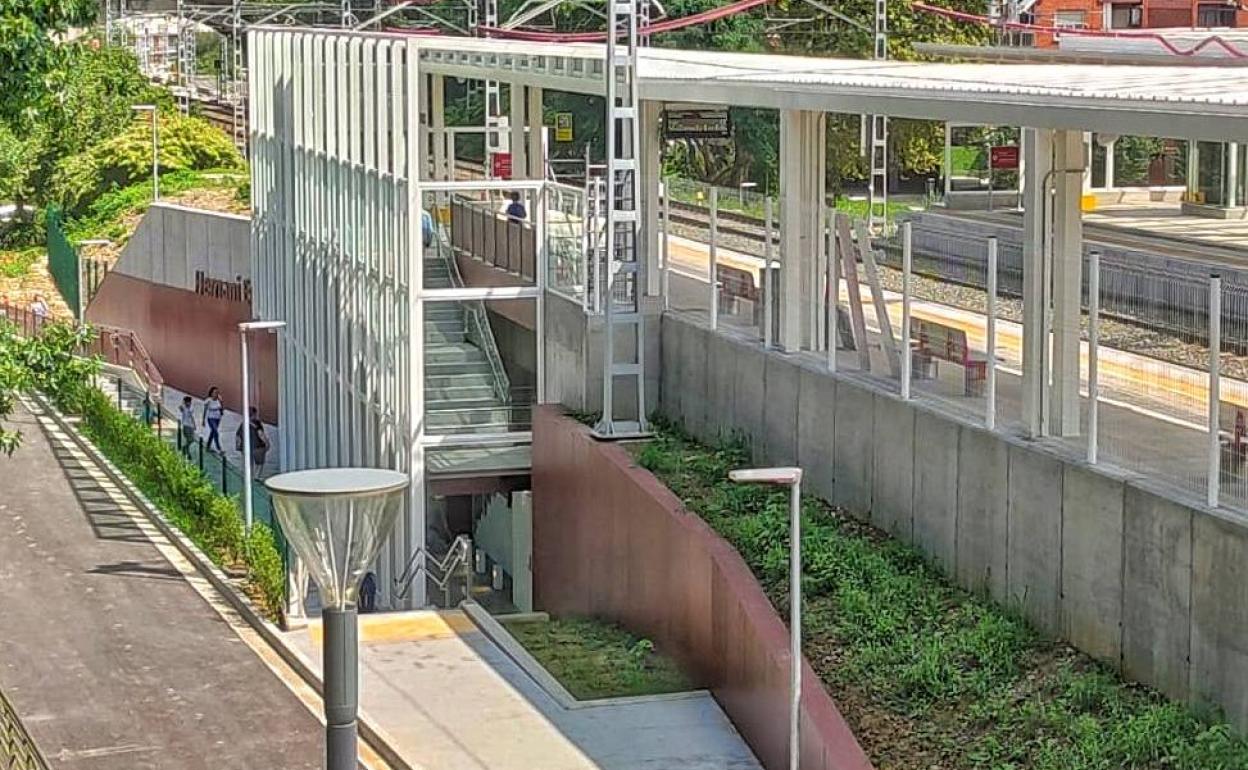 La nueva estación de Hernani Centro.