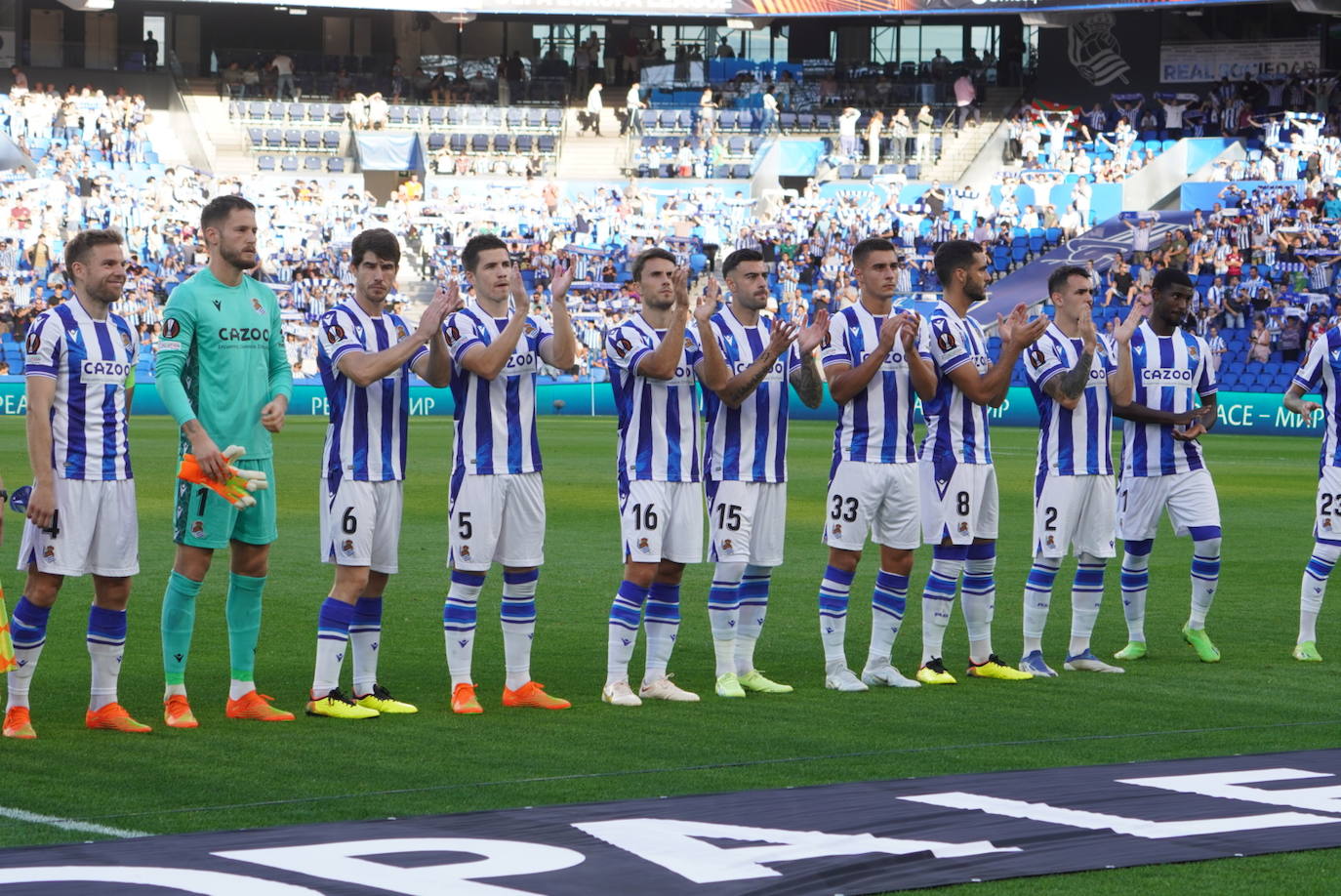 Fotos: Las mejores imágenes del Real Sociedad-Omonia