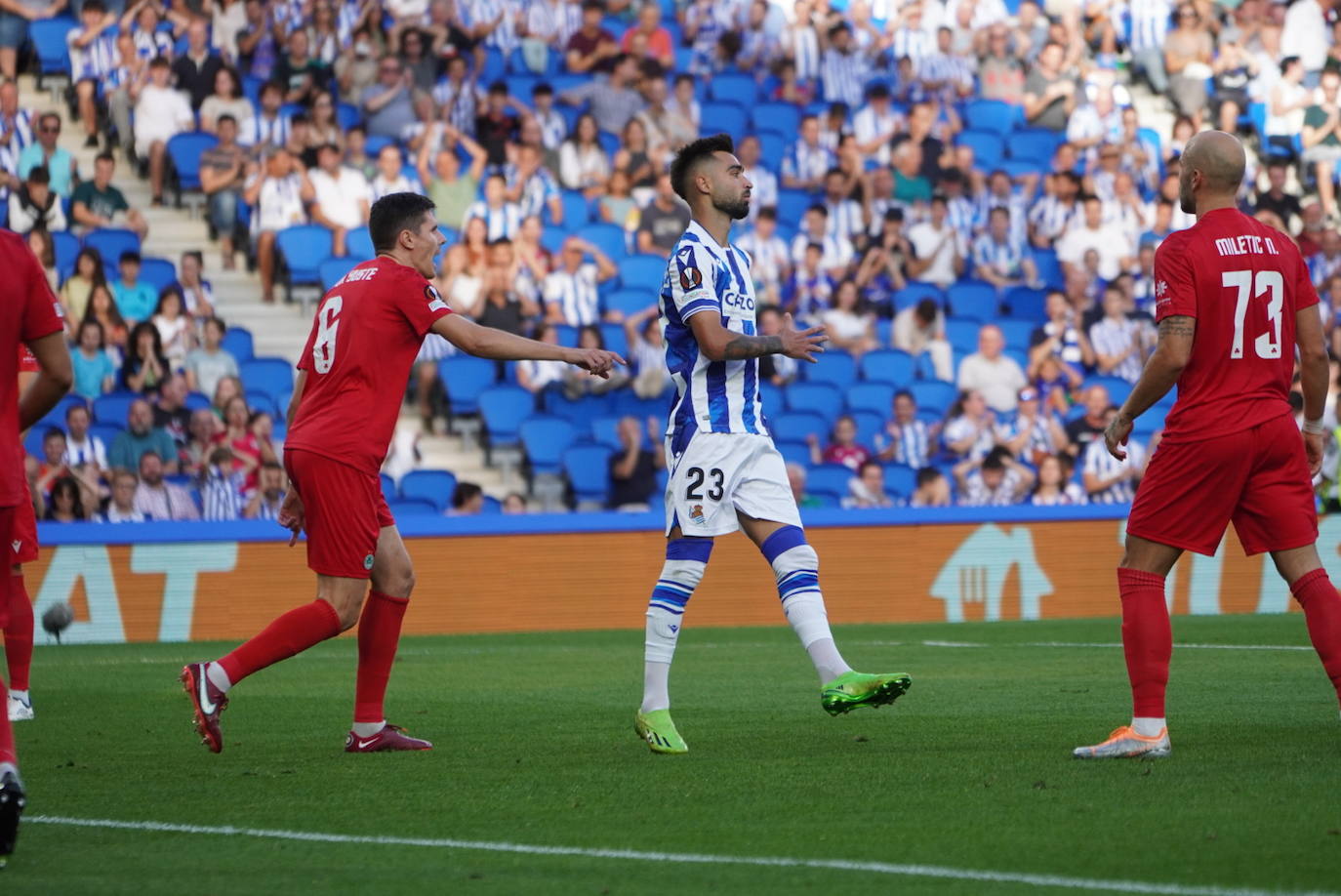 Fotos: Las mejores imágenes del Real Sociedad-Omonia