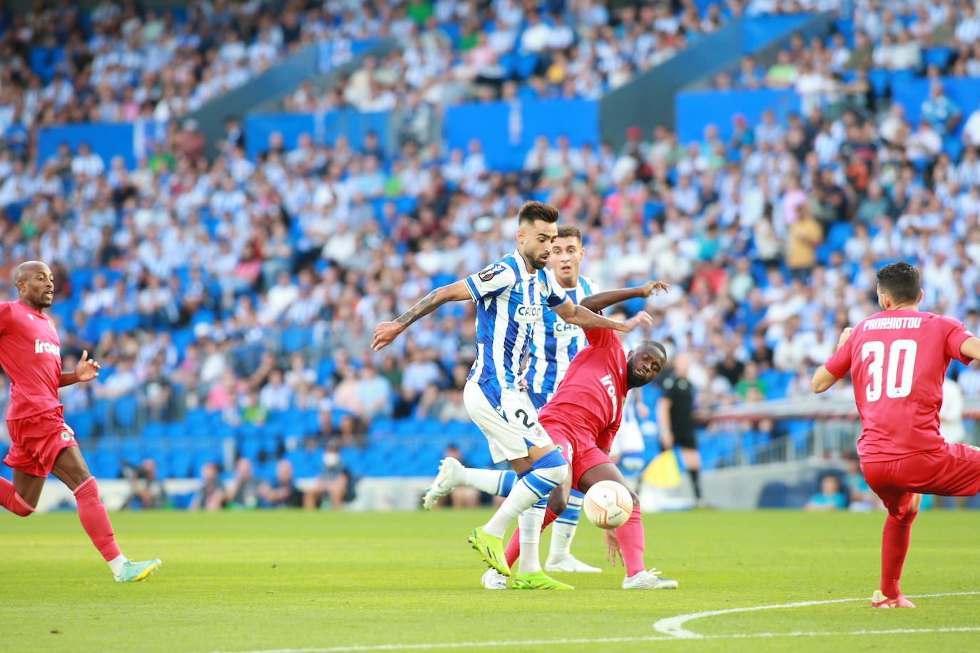 Fotos: Las mejores imágenes del Real Sociedad-Omonia