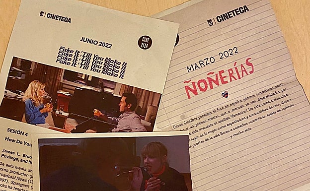 Hojas de sala preparadas por los integrantes de CineZeta