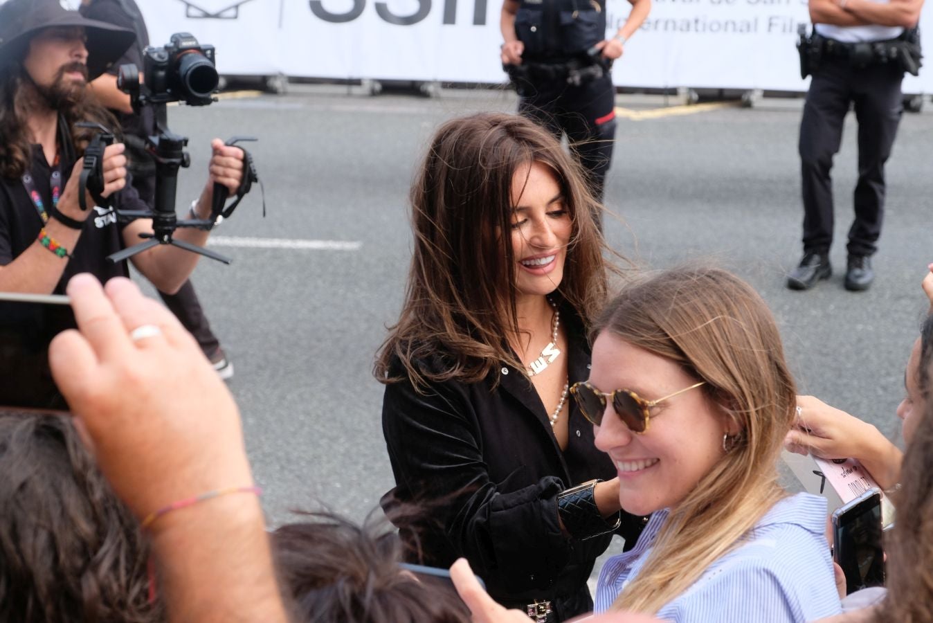 Fotos: Penélope Cruz derrocha simpatía en el Zinemaldia