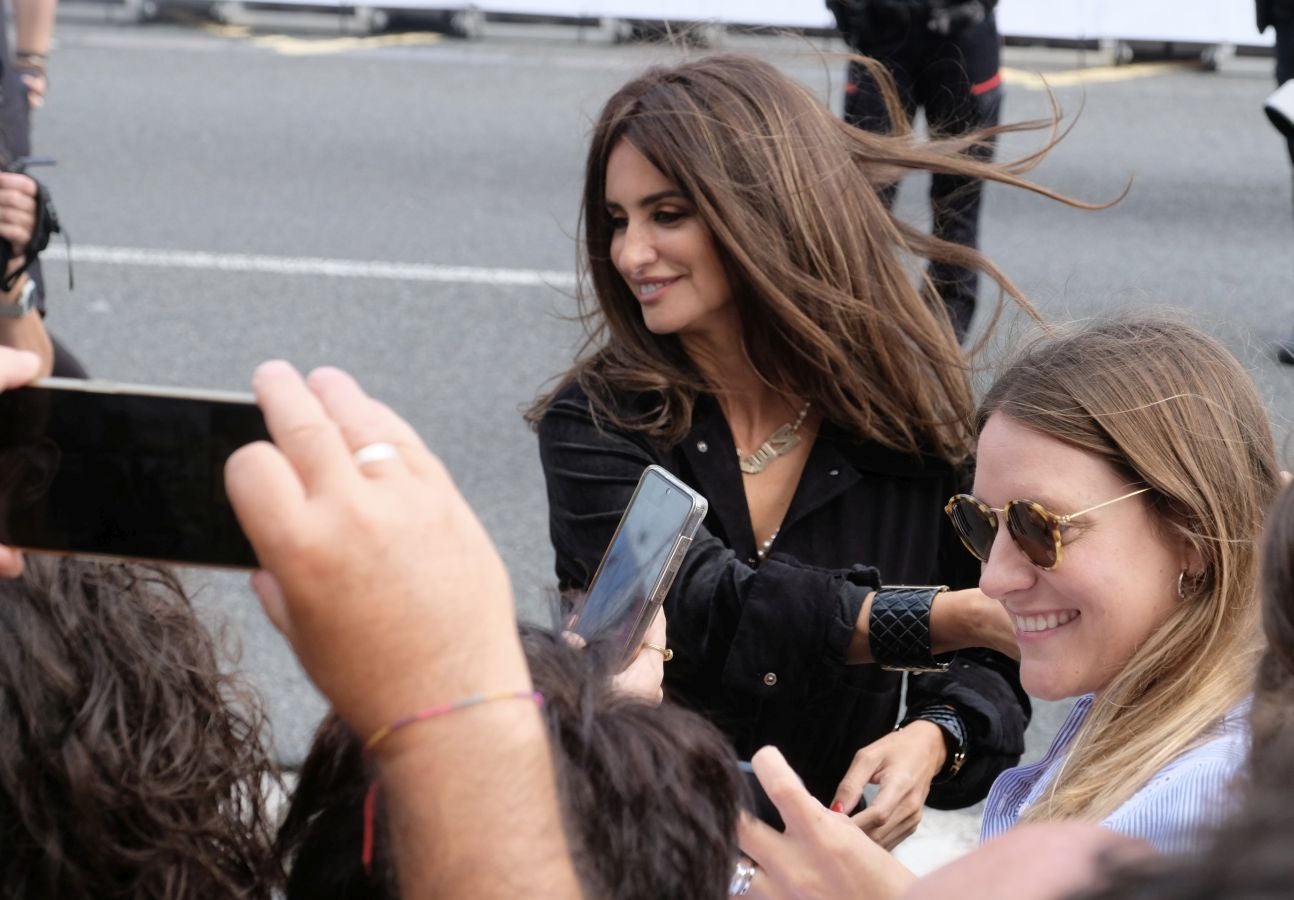 Fotos: Penélope Cruz derrocha simpatía en el Zinemaldia