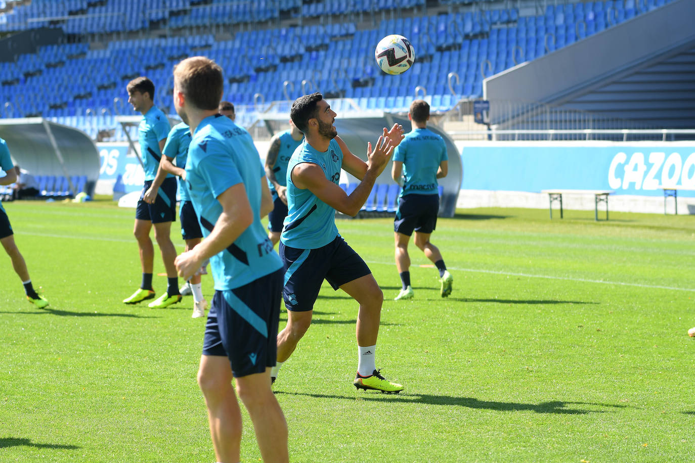 Fotos: Entrenamiento de la Real Sociedad en Zubieta