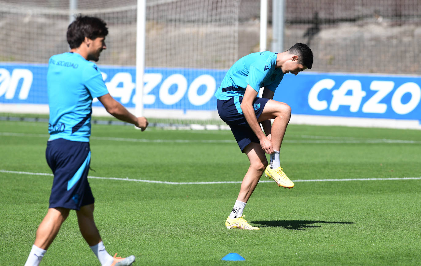 Fotos: Entrenamiento de la Real Sociedad en Zubieta