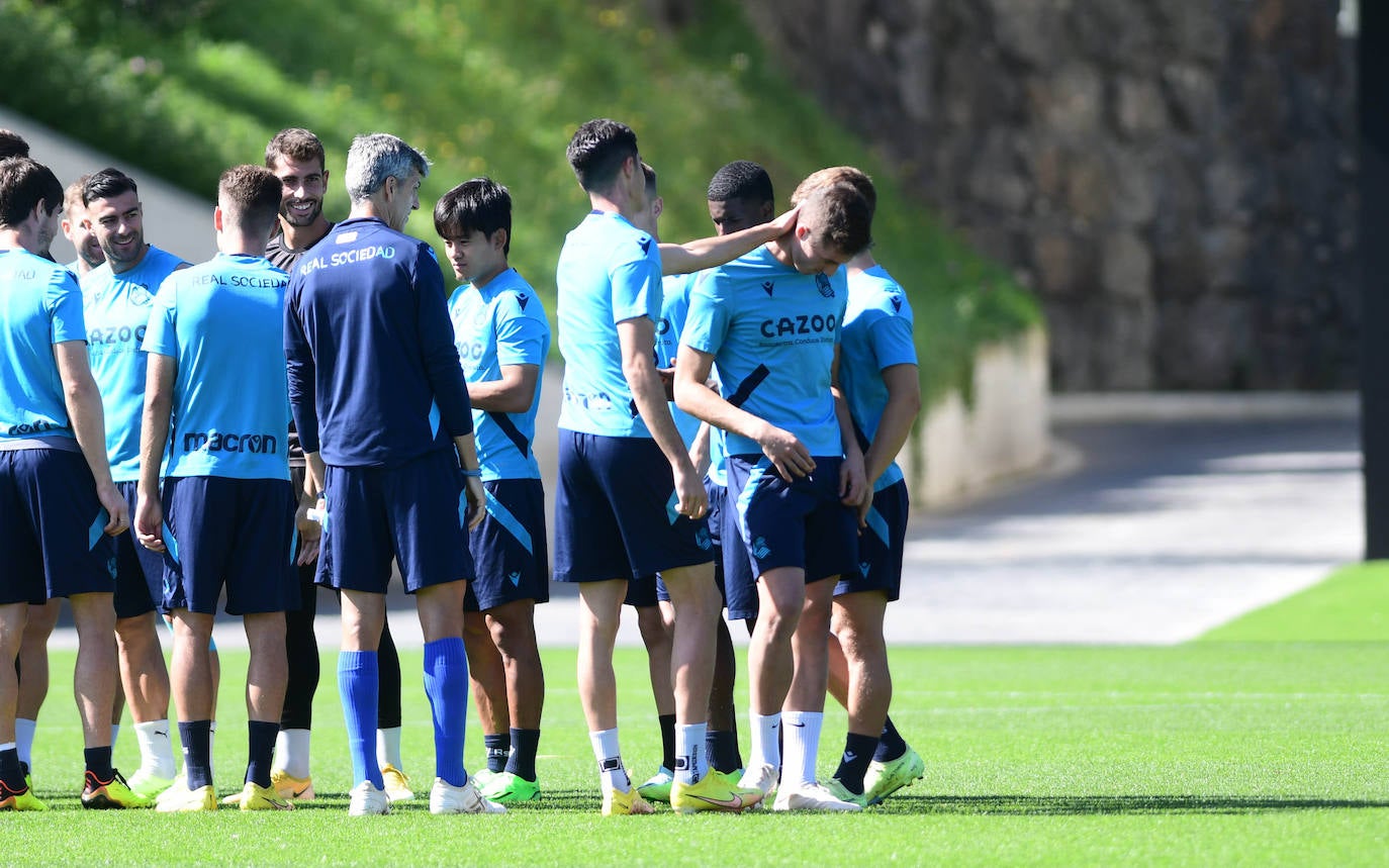 Fotos: Entrenamiento de la Real Sociedad en Zubieta