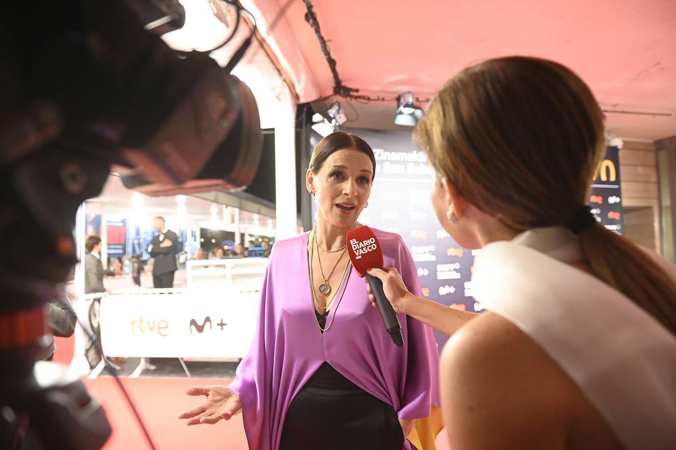 Fotos: Juliette Binoche recibe el Premio Donostia