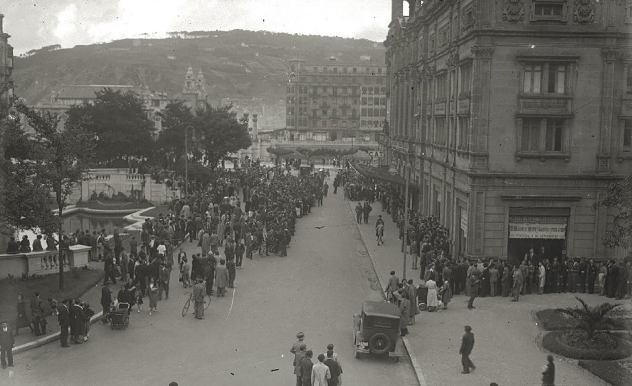 Instantánea del que años más tarde sería 'Palacio del Festival'. 
