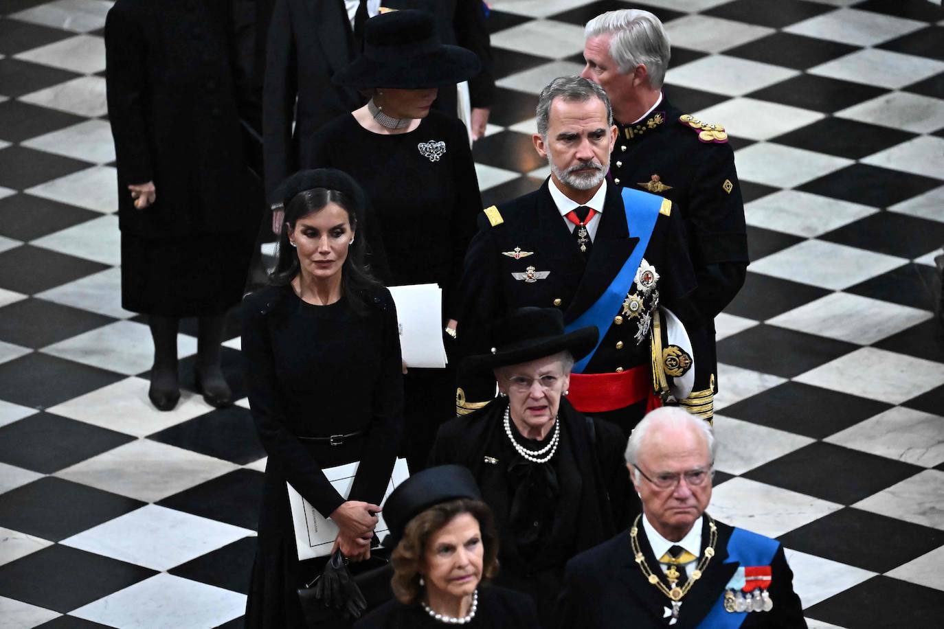 El rey Felipe VI y Letizia. 