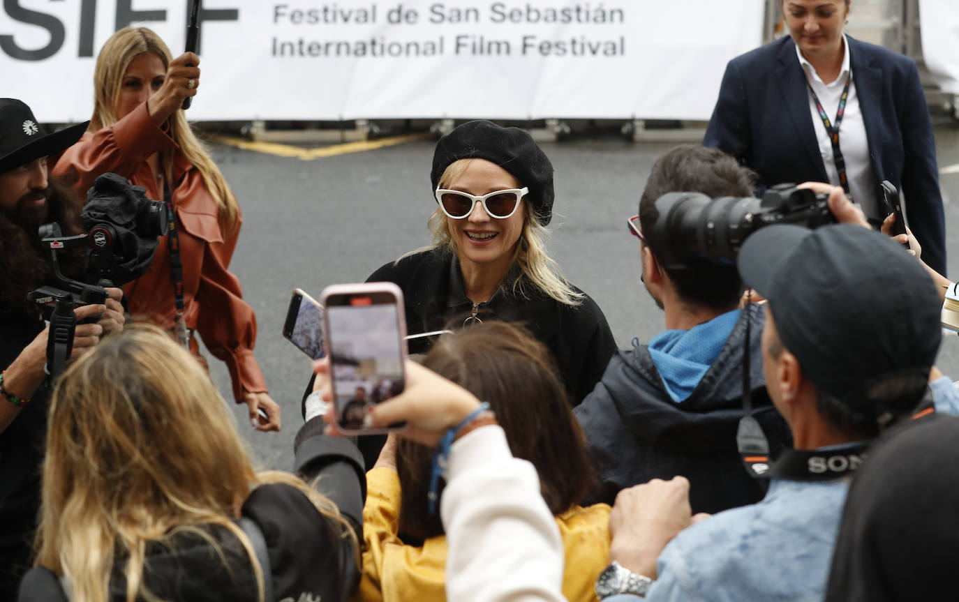 Fotos: Diane Kruger llega con sorpresa al Zinemaldia