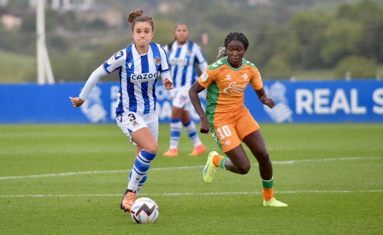 Real y Betis firman un gran partido que descubre algunas de las potencialidades del equipo de Natalia Arroyo pero también puntos a cuidar el jueves en Múnich. 