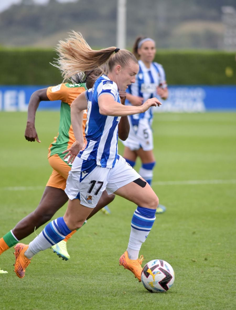 Real y Betis firman un gran partido que descubre algunas de las potencialidades del equipo de Natalia Arroyo pero también puntos a cuidar el jueves en Múnich. 