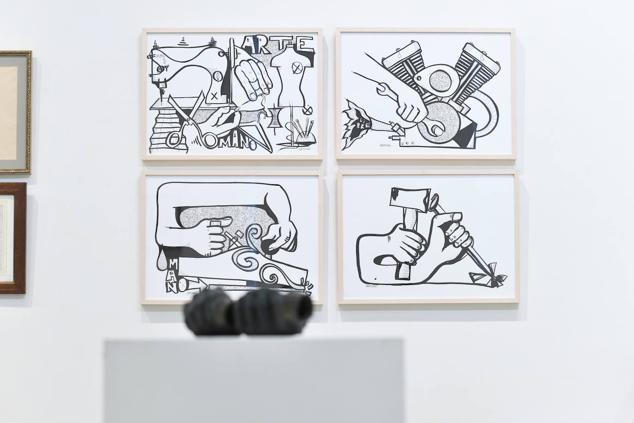 Fotos: La mano del artista que se torna en obra de arte