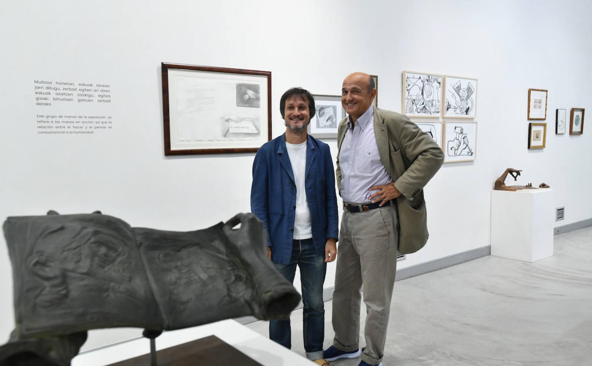 El comisario Ismael Manterola e Ignacio Suárez-Zuloaga.
