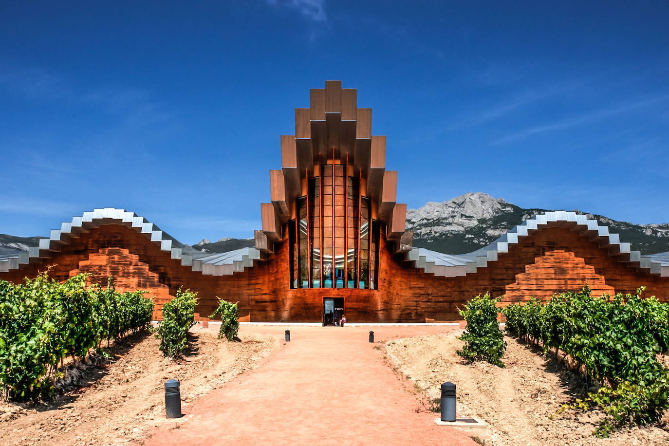 Bodegas Ysios, Laguardia. Obra de Santiago Calatrava.