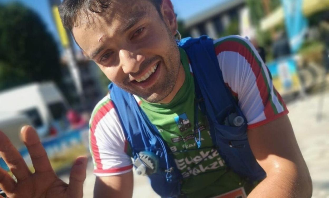 Ioseba Eskudero mendi korrikalari idiazabaldarra. 