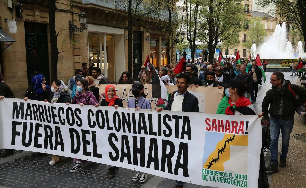 Imagen de archivo de una manifestación en 2022.