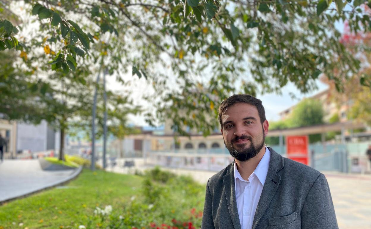 David Nuño, candidato a las primarias municipales de Podemos Irun. 