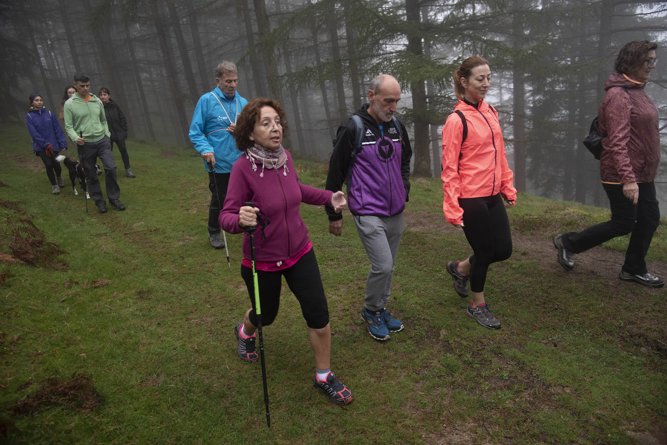 Fotos: Éxito en la salida a Oianleku de Mendira