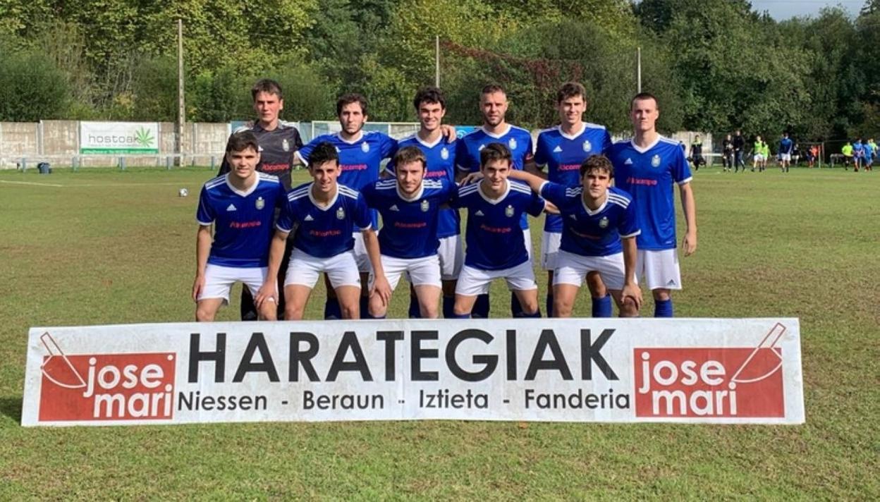 Oiartzun taldea, Karla Lekuona zelaian. 