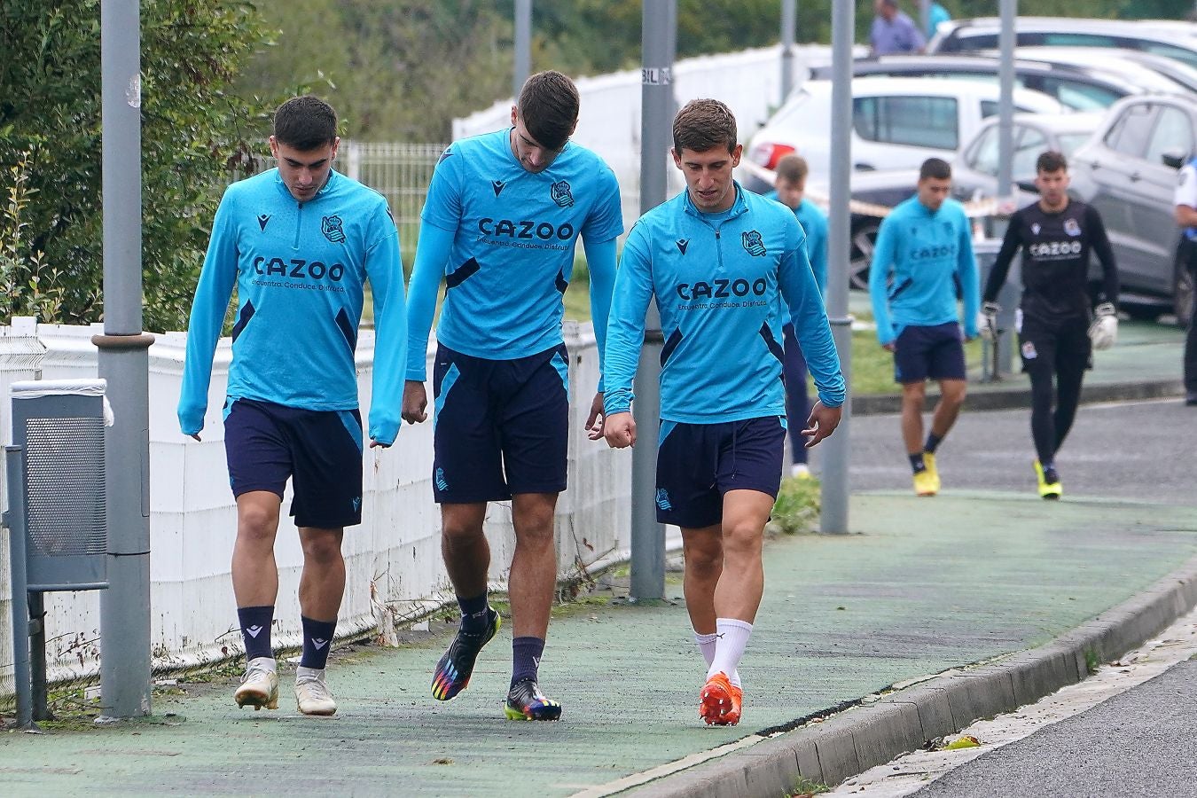 Fotos: Entrenamiento en Zubieta antes de recibir al Sheriff