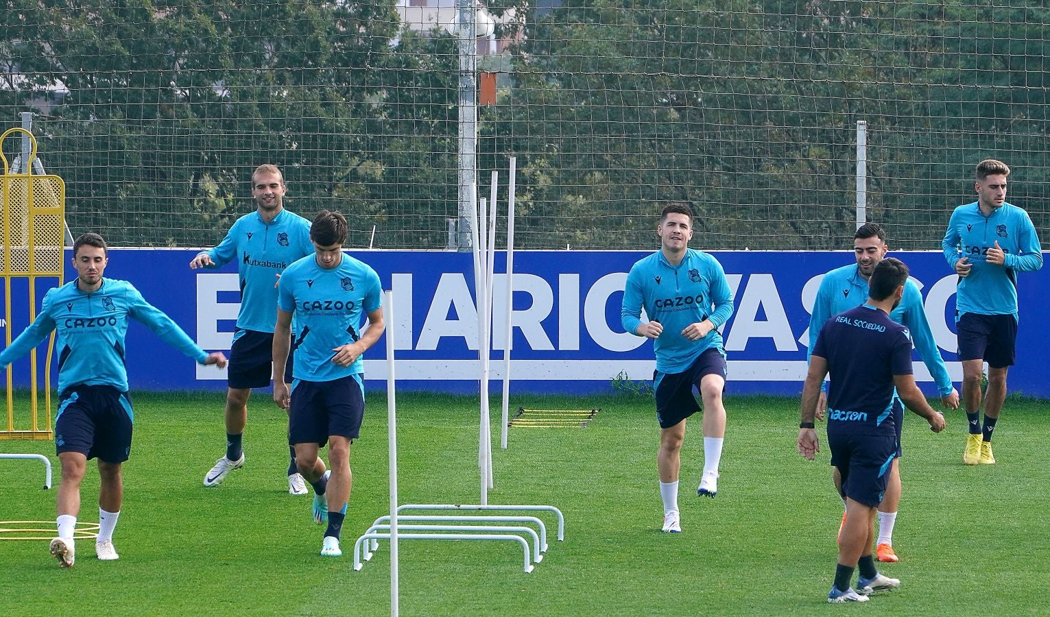 Fotos: Entrenamiento en Zubieta antes de recibir al Sheriff