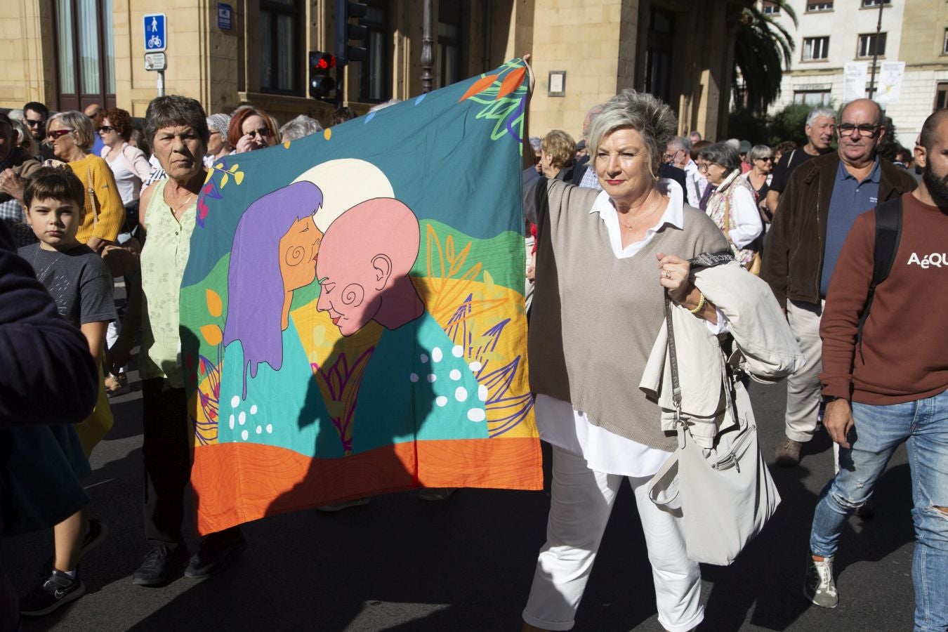 Fotos: Marcha contra la «pérdida de identidad» de Onkologikoa