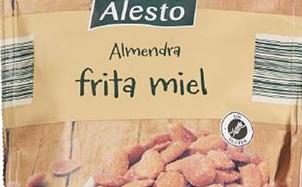 Las almedras fritas miel pueden contener partículas metálicas.