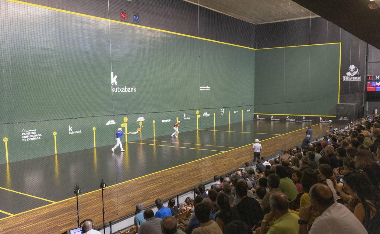 Imagen de archivo del frontón de Galarreta.