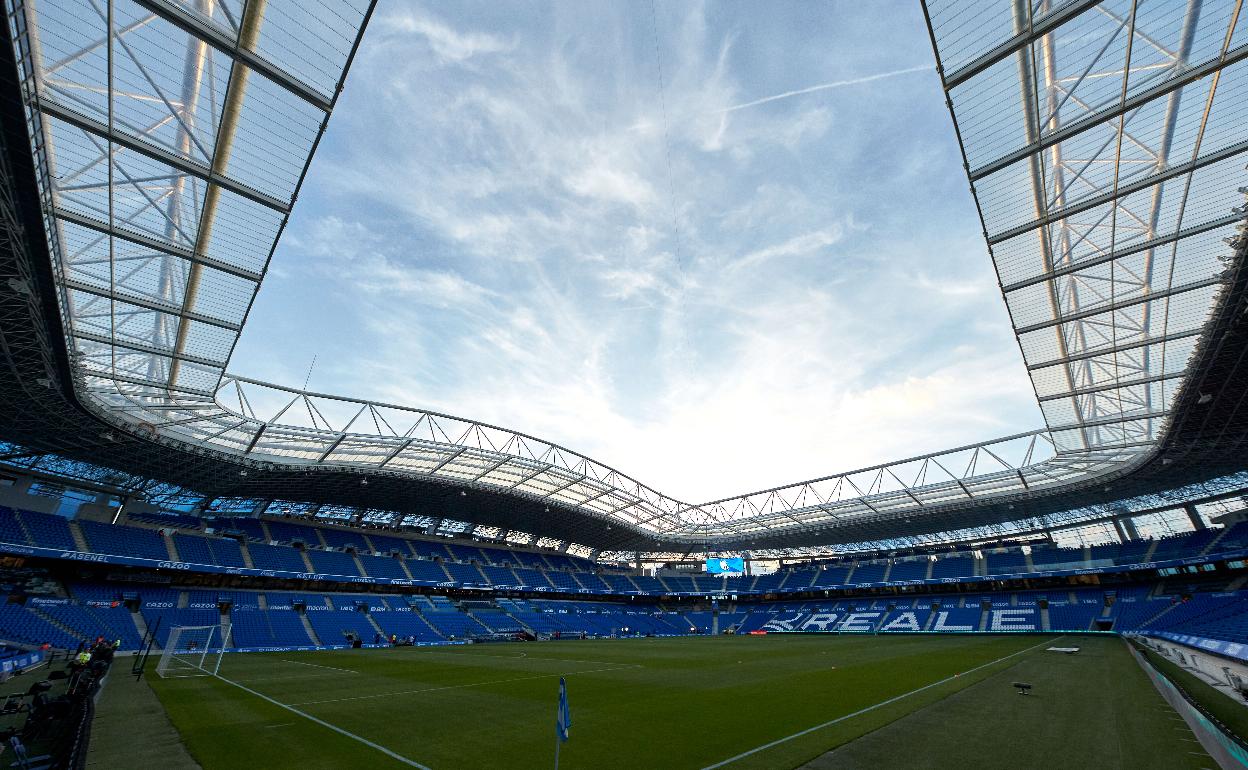 Panorámica del interior del Reale Arena.