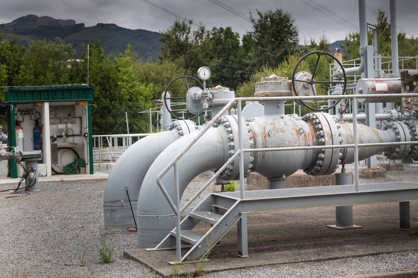 Gasoducto de Enagás en Irun.