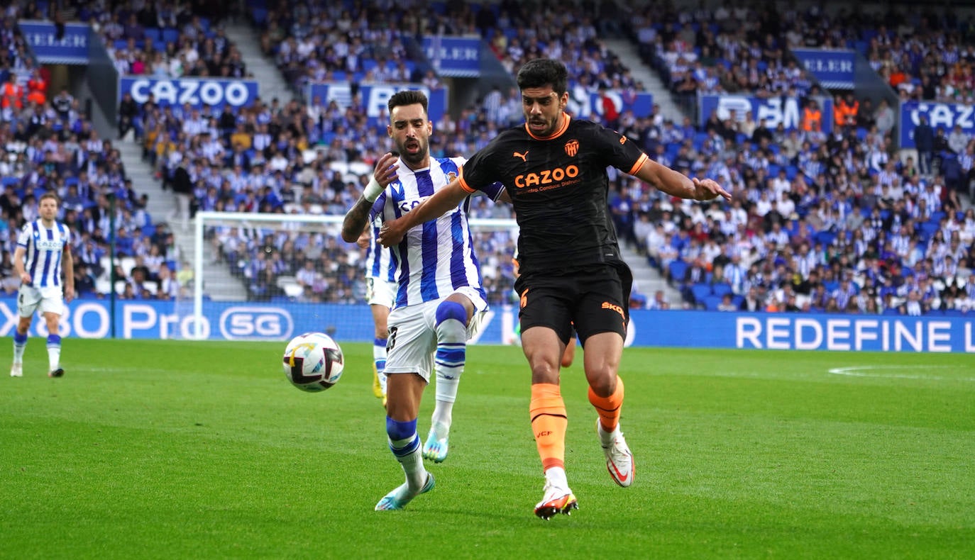 1x1 de los jugadores de la Real Sociedad ante el Valencia