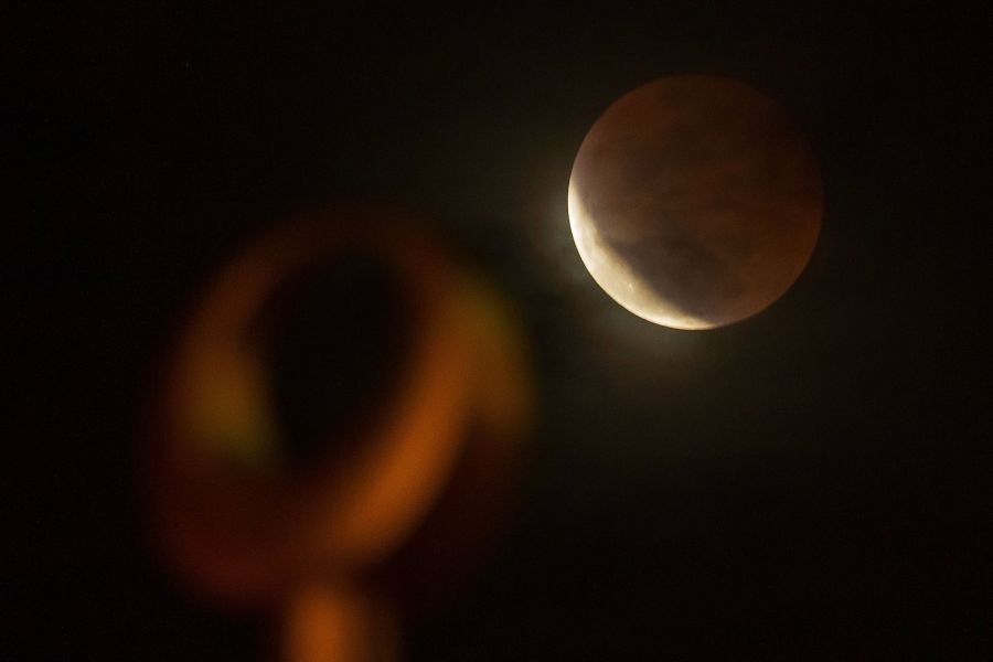 Fotos: Así se vio la luna de sangre