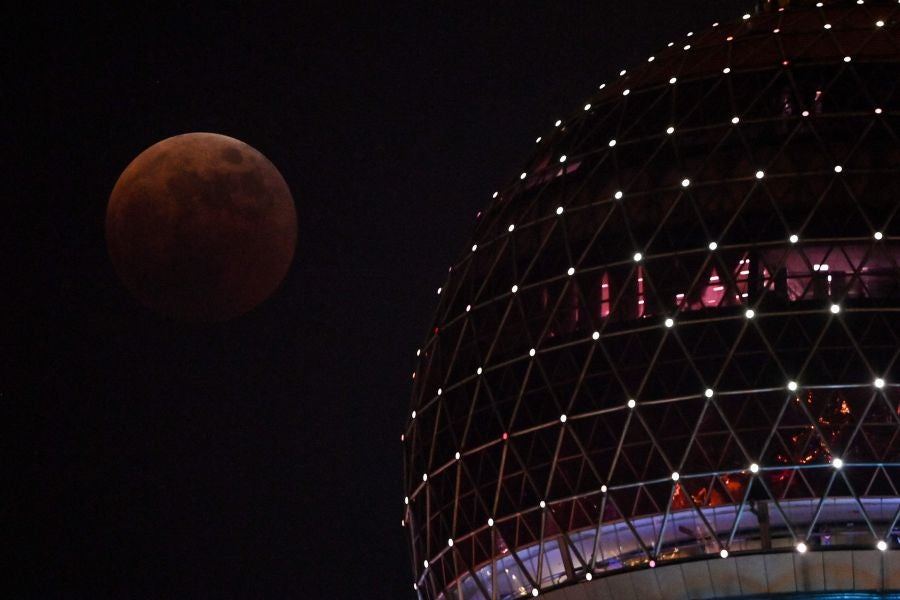 Fotos: Así se vio la luna de sangre