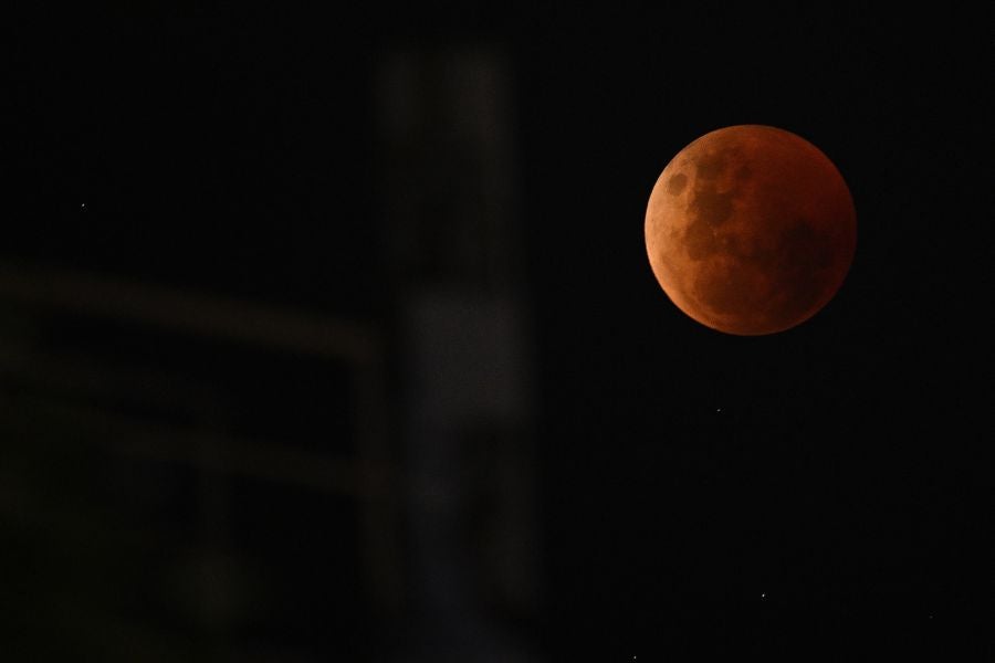 Fotos: Así se vio la luna de sangre