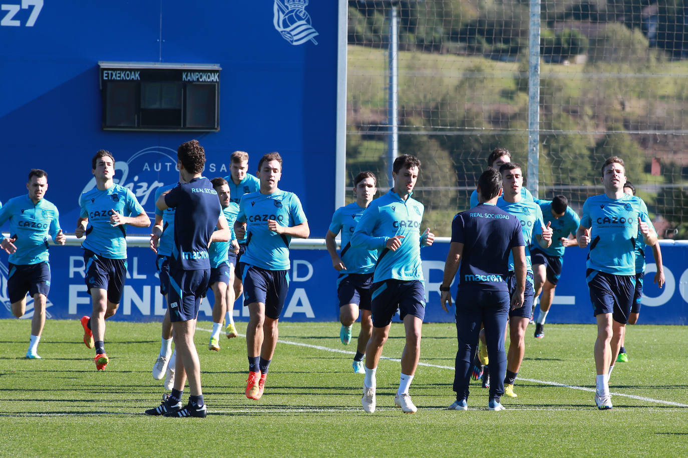 Fotos: Las mejores imágenes del entrenamiento de la Real Sociedad