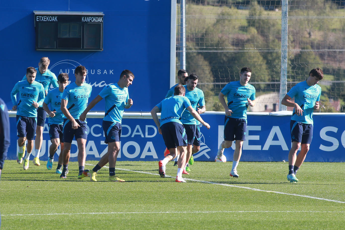 Fotos: Las mejores imágenes del entrenamiento de la Real Sociedad