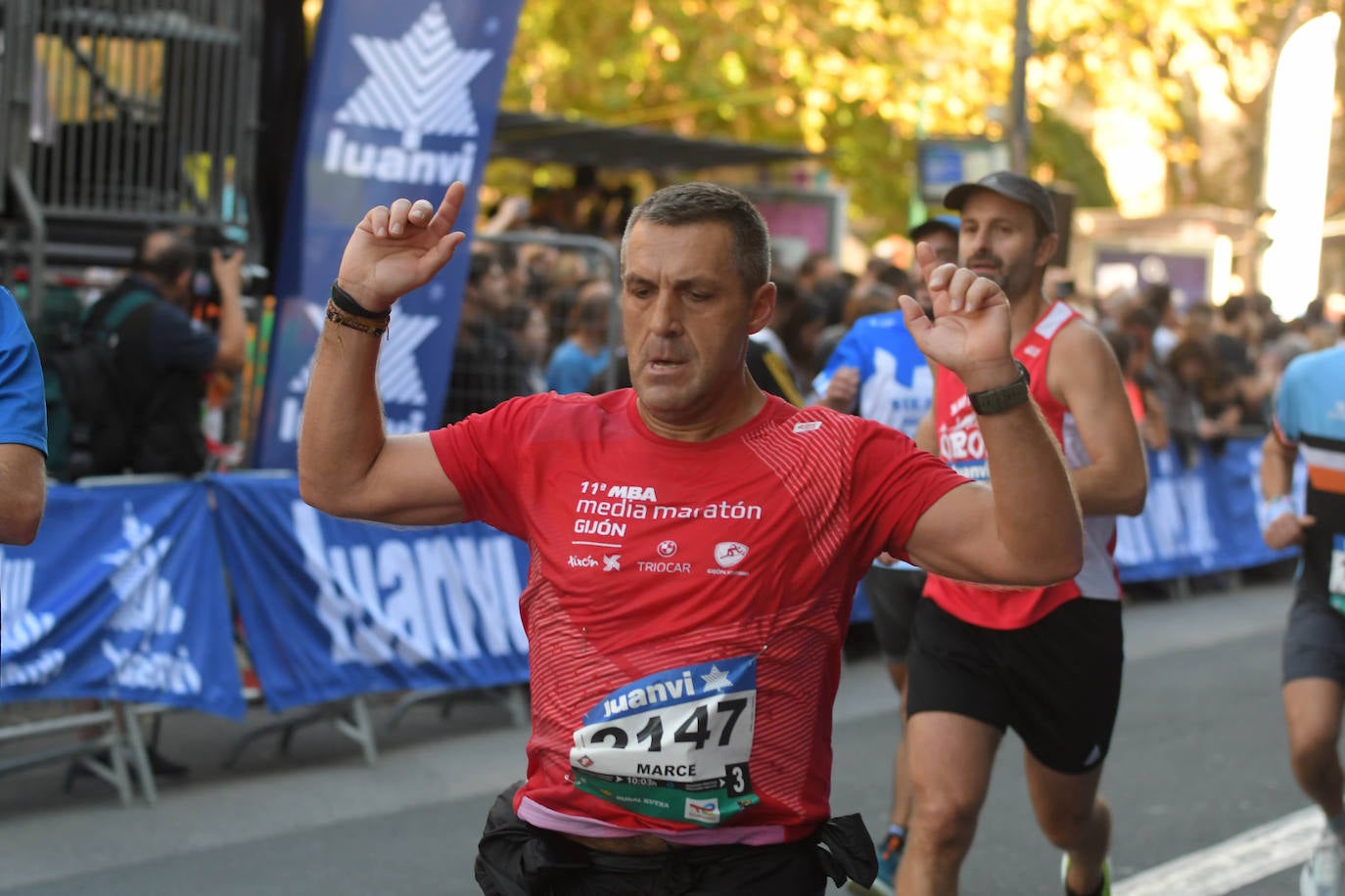 Fotos: Llegada a meta de los corredores