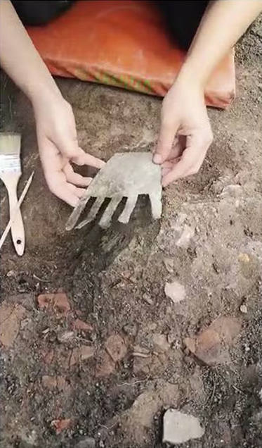 Fotos: Así fue la extracción de la &#039;mano de Irulegi&#039;