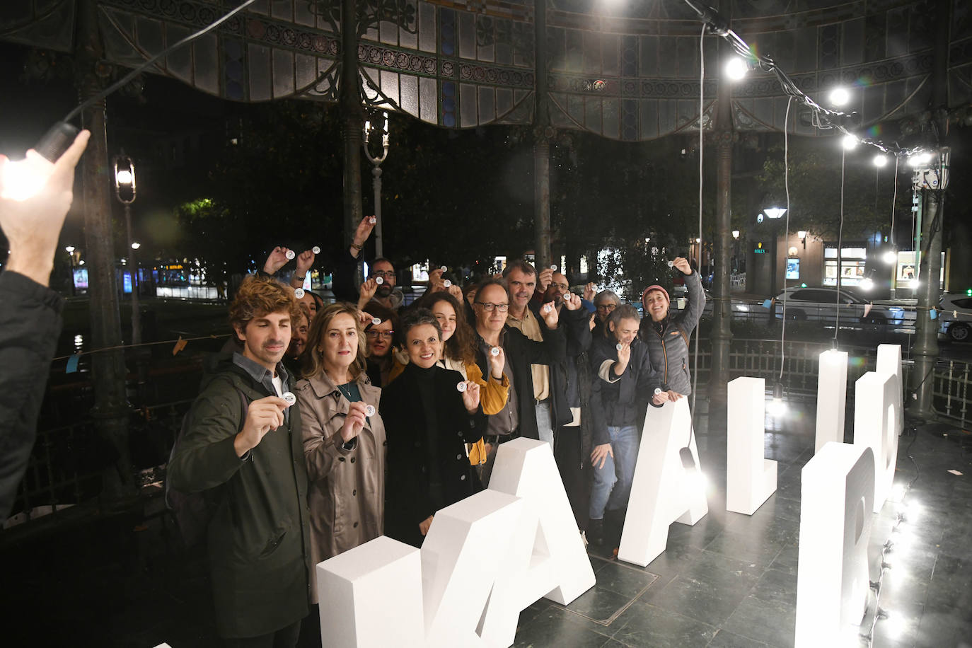 Fotos: Kaleetan hitzez ekiteko garaia hasi da Donostian