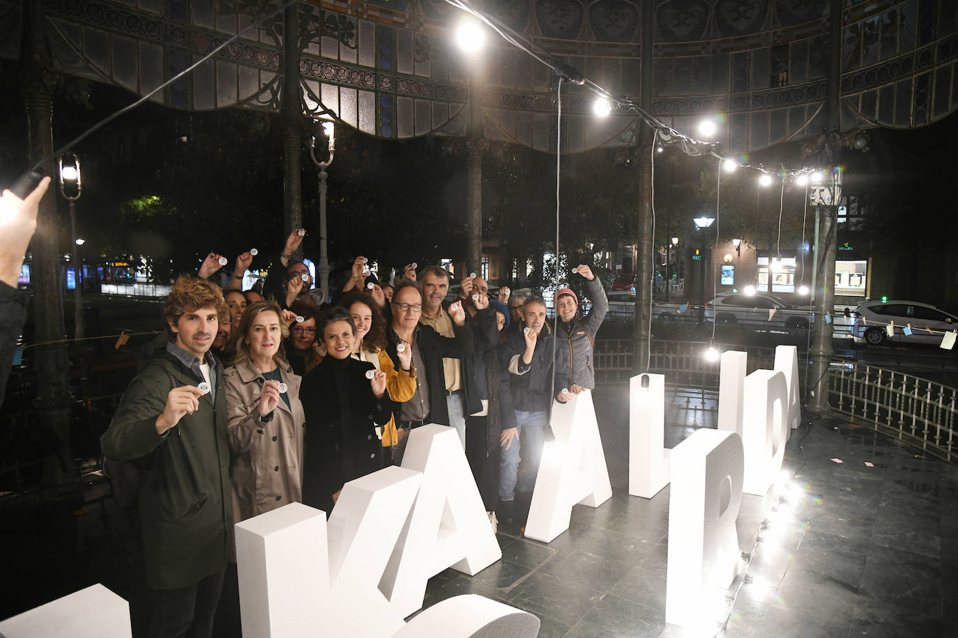 Fotos: Kaleetan hitzez ekiteko garaia hasi da Donostian