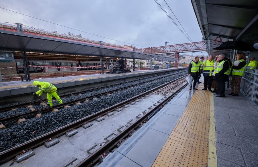 Fotos: Visita a la estación provisional de Atotxa
