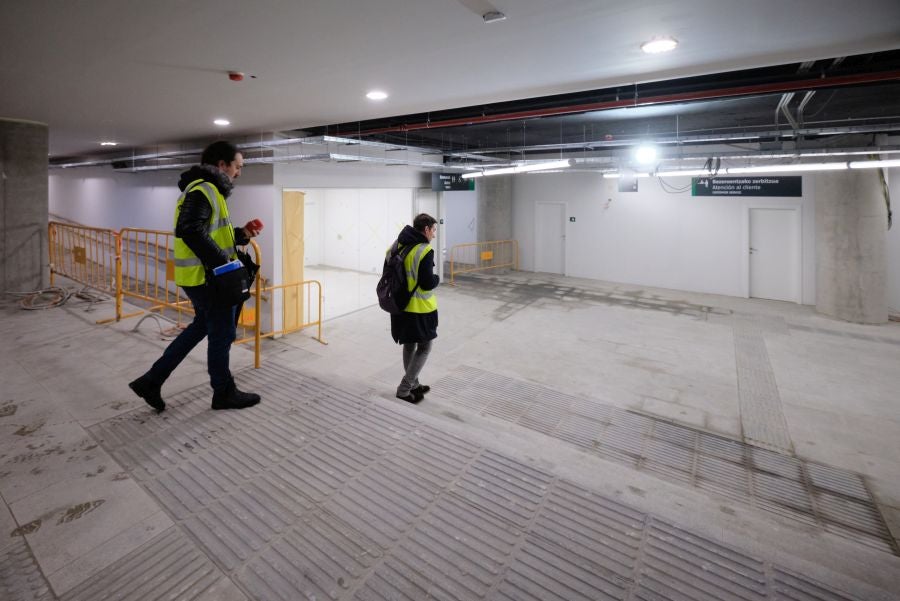 Fotos: Visita a la estación provisional de Atotxa