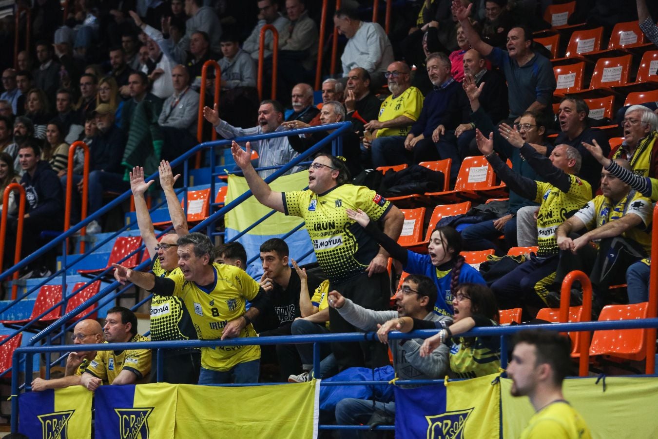 Fotos: El Bidasoa Irun reacciona tras el descanso y derrota al Motor Zaporozhye