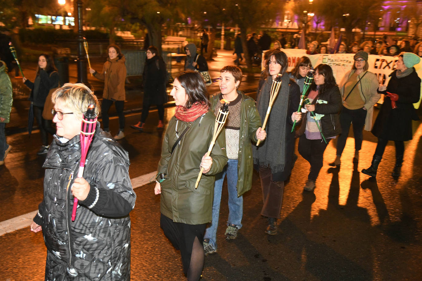 Manifestación en San Sebastián.