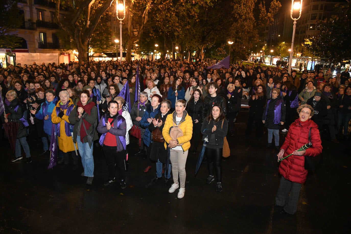 Manifestación en San Sebastián.
