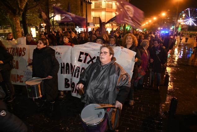 Manifestación en San Sebastián. 