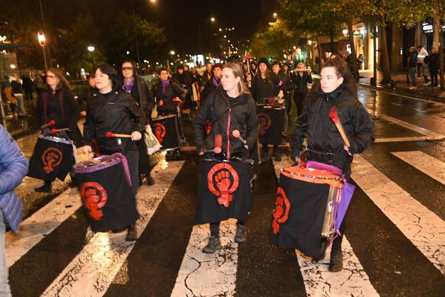 Manifestación en San Sebastián.