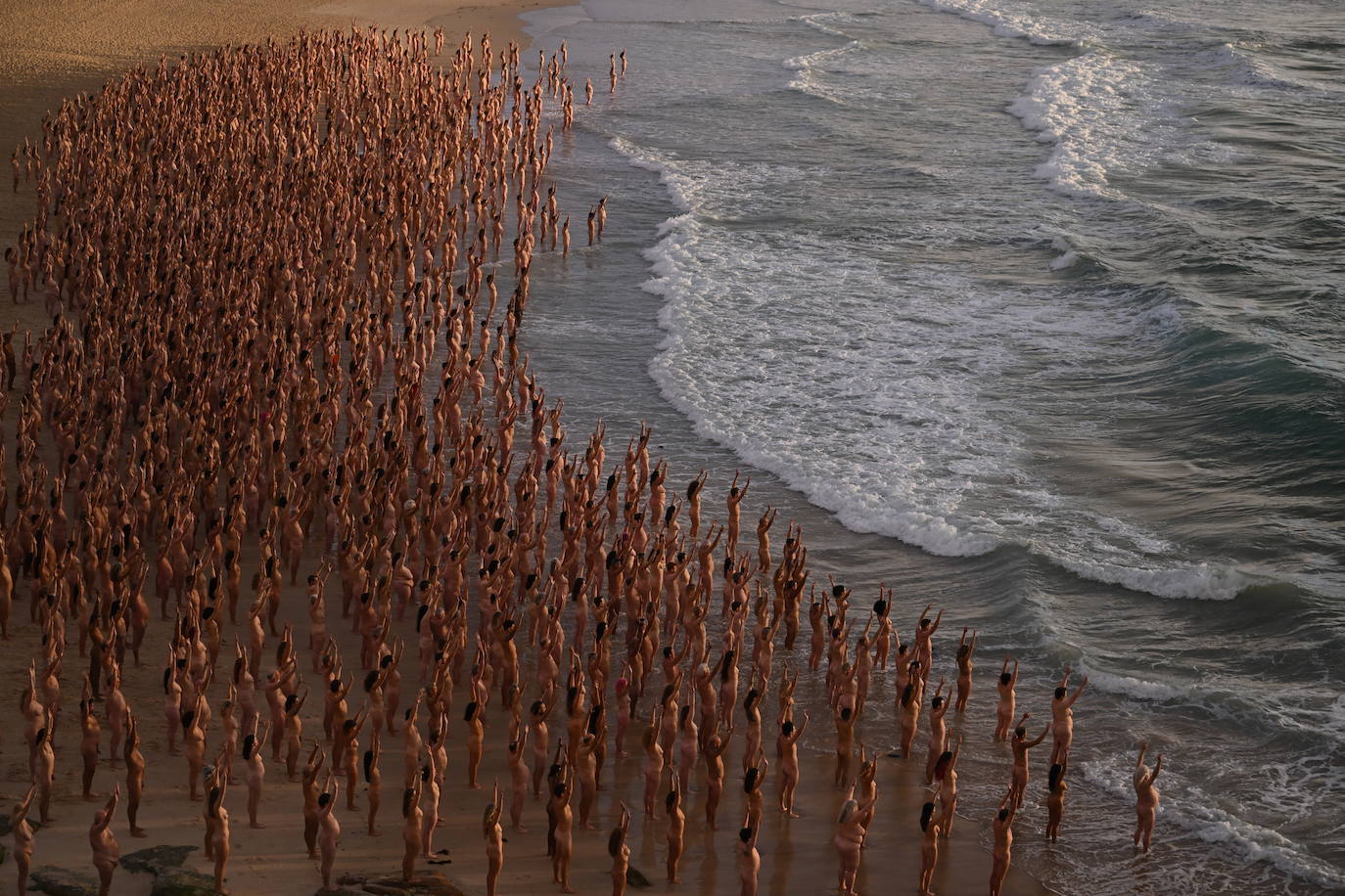 Fotos: Desnudos para Spencer Tunick