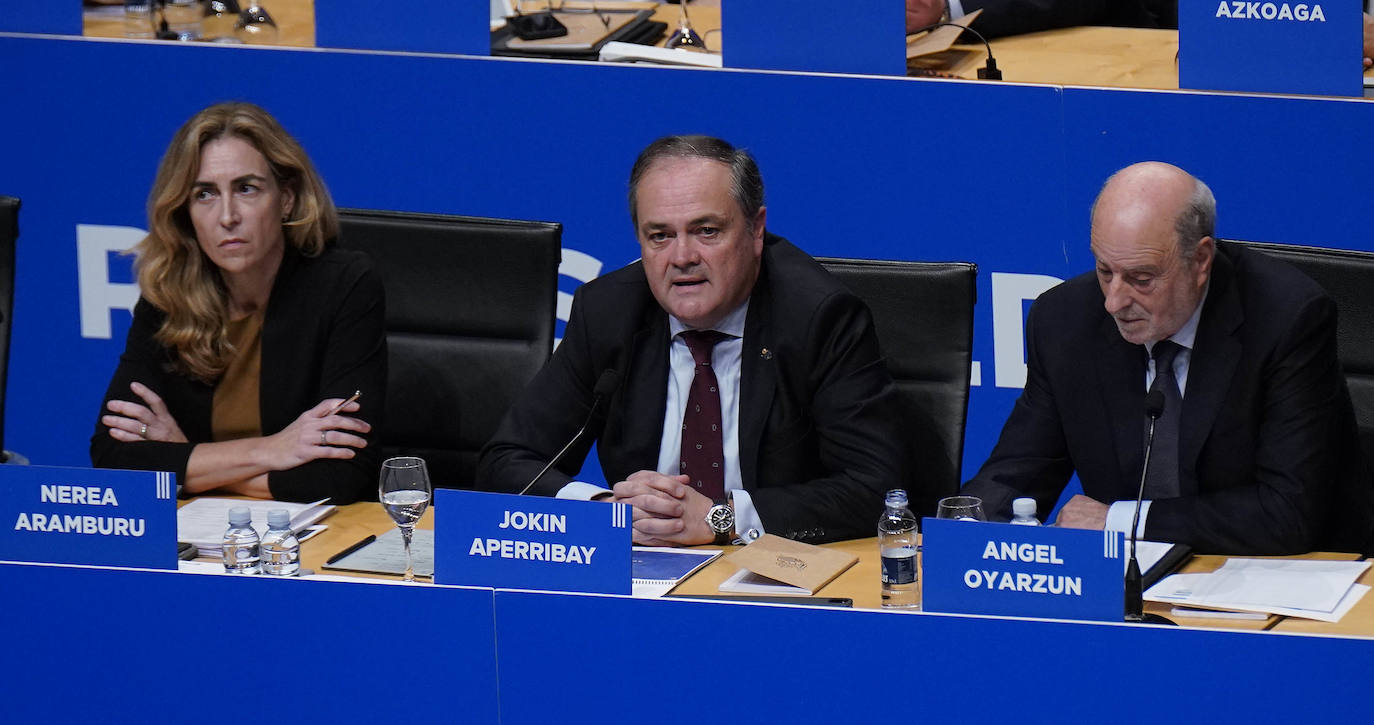 Respaldo masivo a Jokin Aperribay y a unas cuentas orientadas al logro de ambiciosos objetivos deportivos 